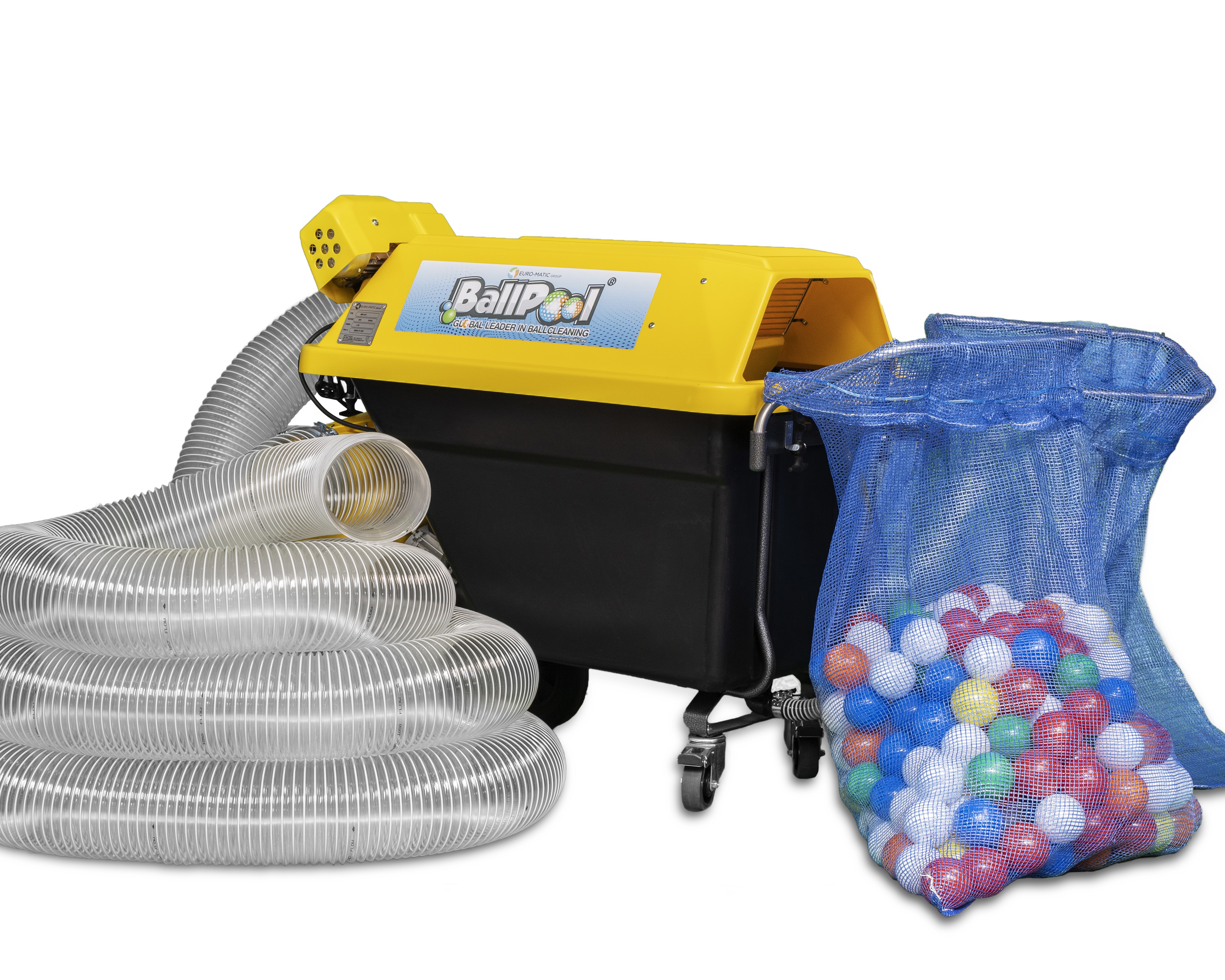Az eredeti BallPool BBW2015 labdatisztító gép, a Van Veen Design első modellje
